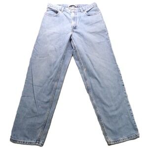 Y2K Levis 560 Jeans Men W34x32 Blue Comfort Loose Denim Cotton Relaxed Pant Logo